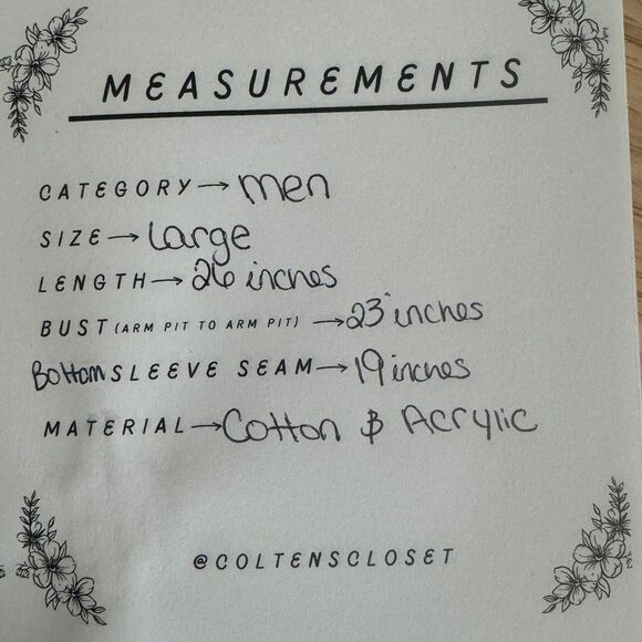 St. John’s Bay Long Sleeve Sweater Large EUC - Picture 5 of 5